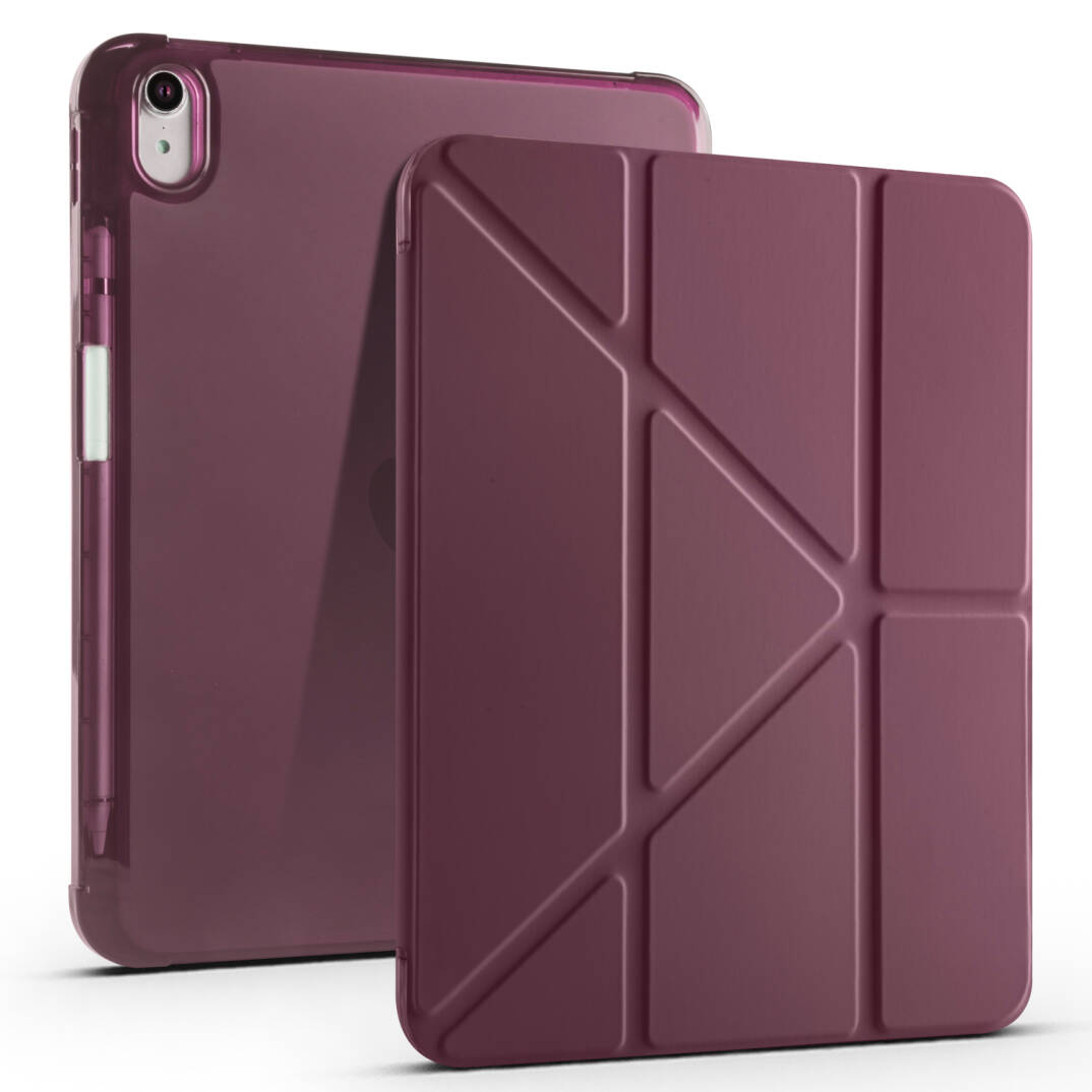 Apple iPad 11.Nesil 2025 Kılıf Zore Tri Folding Kalem Bölmeli Standlı Kılıf - 7