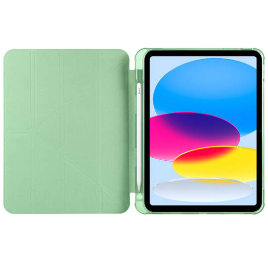 Apple iPad 11.Nesil 2025 Kılıf Zore Tri Folding Kalem Bölmeli Standlı Kılıf - 9