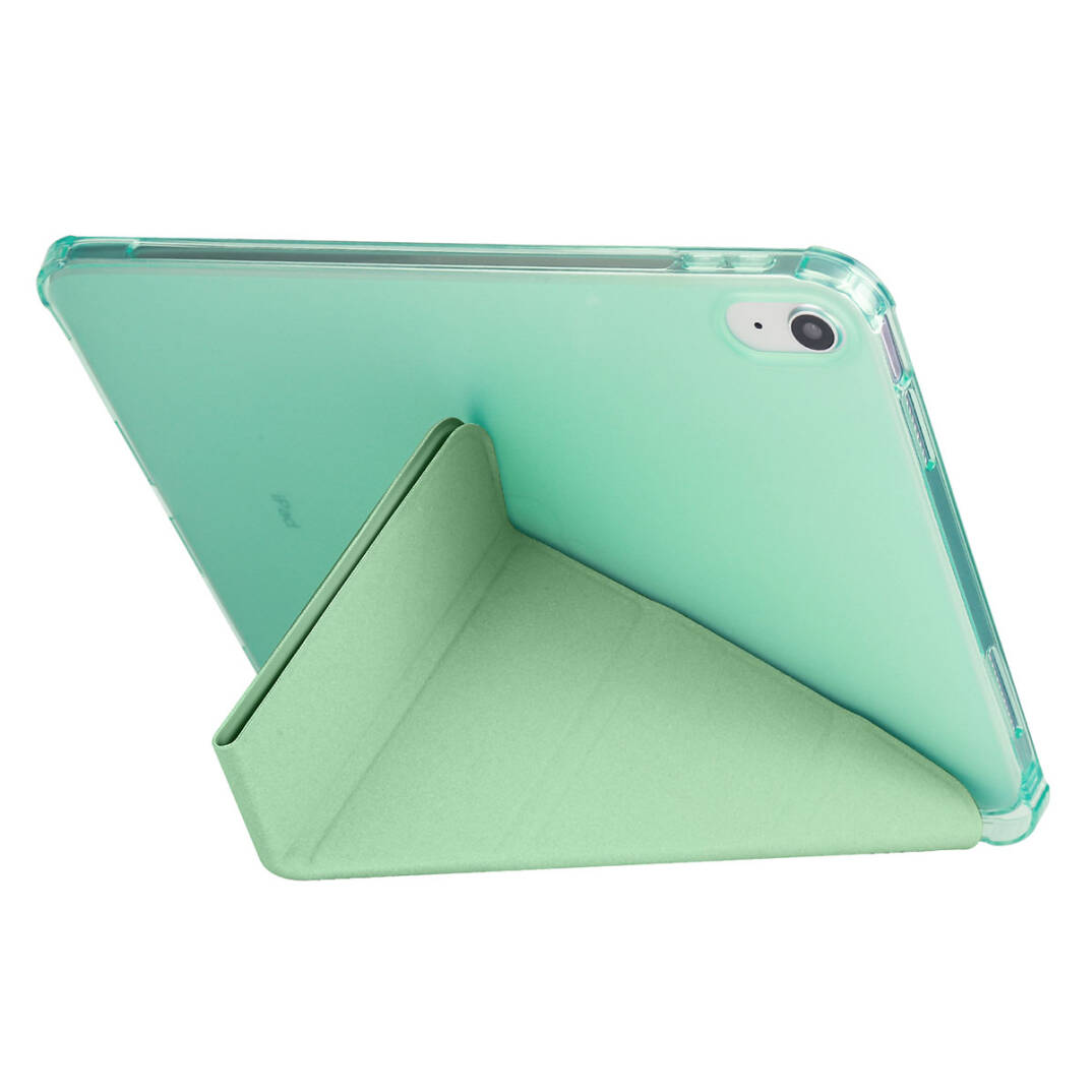 Apple iPad 11.Nesil 2025 Kılıf Zore Tri Folding Kalem Bölmeli Standlı Kılıf - 11