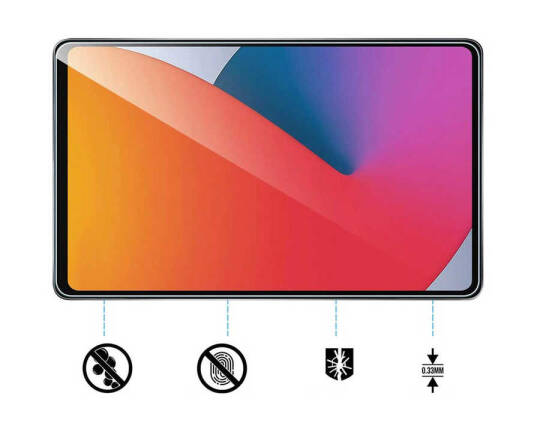 Apple iPad 11.Nesil 2025 Zore Tablet Temperli Cam Ekran Koruyucu - 4