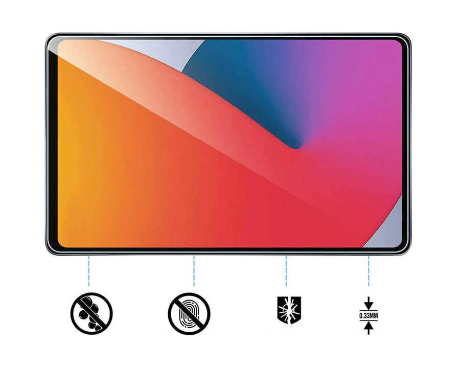 Apple iPad 11.Nesil 2025 Zore Tablet Temperli Cam Ekran Koruyucu - 4