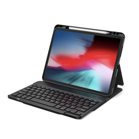 Apple iPad Air 10.9 2020 (4.Nesil) Wiwu Protective Gizli Kalem Bölmeli Klavyeli Kılıf - 4