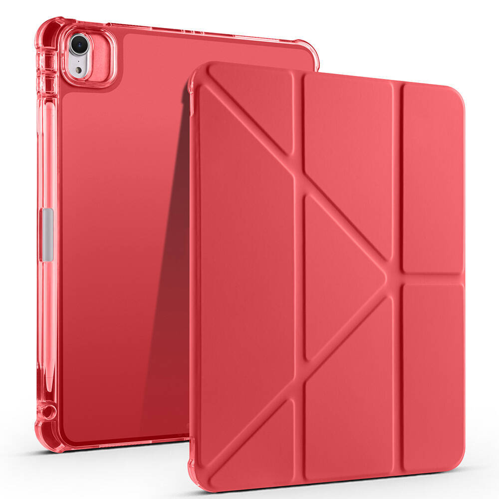 Apple iPad Air 11 2024 Kılıf Zore Tri Folding Kalem Bölmeli Standlı Kılıf - 13