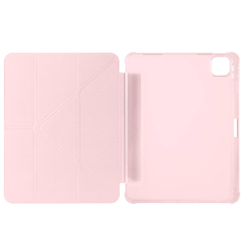 Apple iPad Air 11 2024 Kılıf Zore Tri Folding Kalem Bölmeli Standlı Kılıf - 21