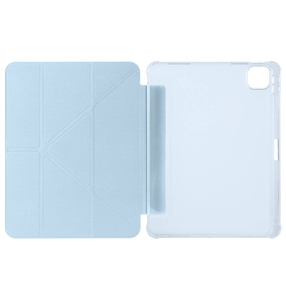 Apple iPad Air 11 2024 Kılıf Zore Tri Folding Kalem Bölmeli Standlı Kılıf - 23