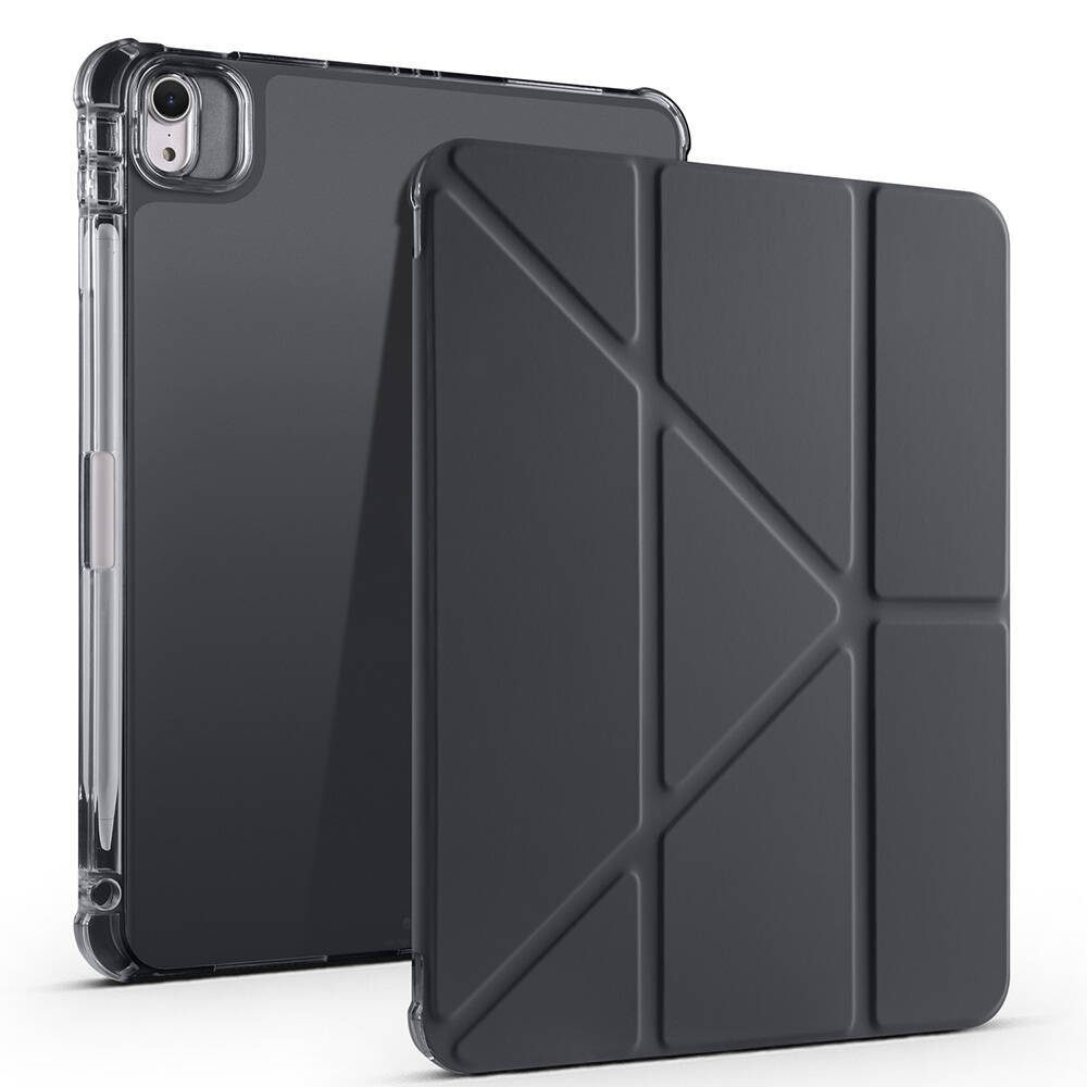 Apple iPad Air 11 2024 Kılıf Zore Tri Folding Kalem Bölmeli Standlı Kılıf - 6