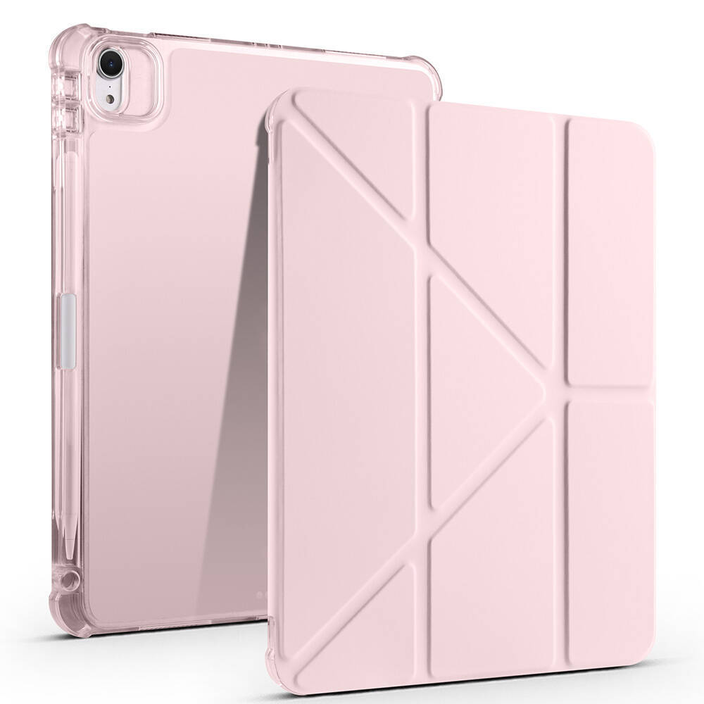 Apple iPad Air 11 2024 Kılıf Zore Tri Folding Kalem Bölmeli Standlı Kılıf - 5