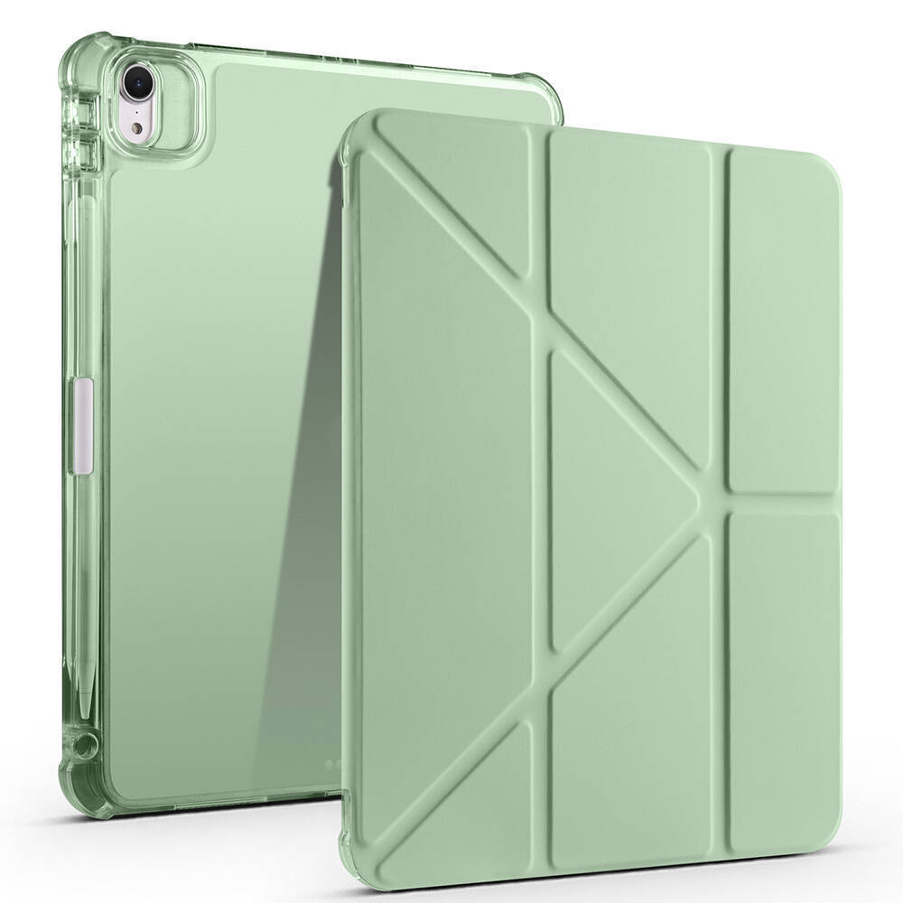Apple iPad Air 11 2024 Kılıf Zore Tri Folding Kalem Bölmeli Standlı Kılıf - 4
