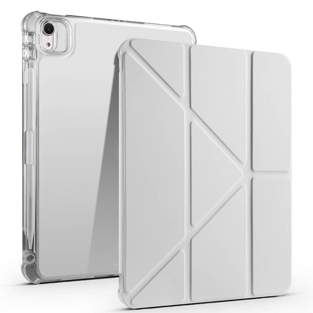 Apple iPad Air 11 2024 Kılıf Zore Tri Folding Kalem Bölmeli Standlı Kılıf - 3