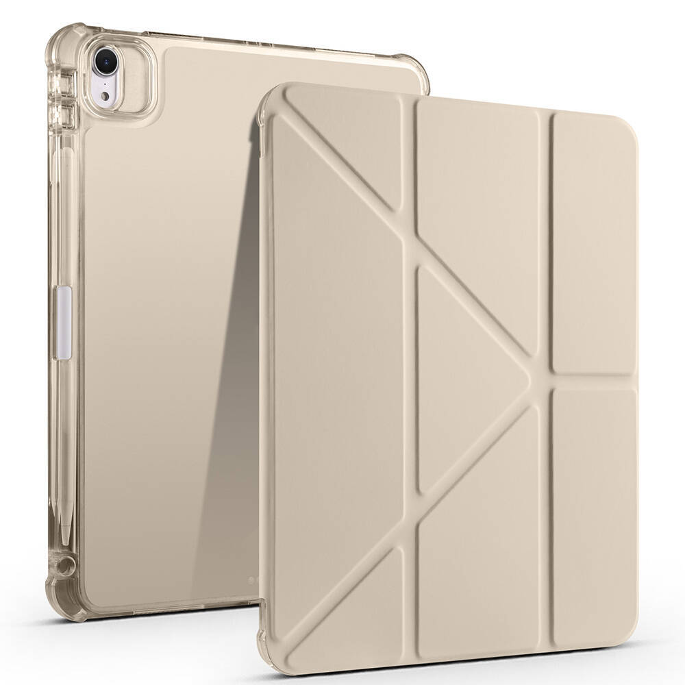 Apple iPad Air 11 2024 Kılıf Zore Tri Folding Kalem Bölmeli Standlı Kılıf - 2