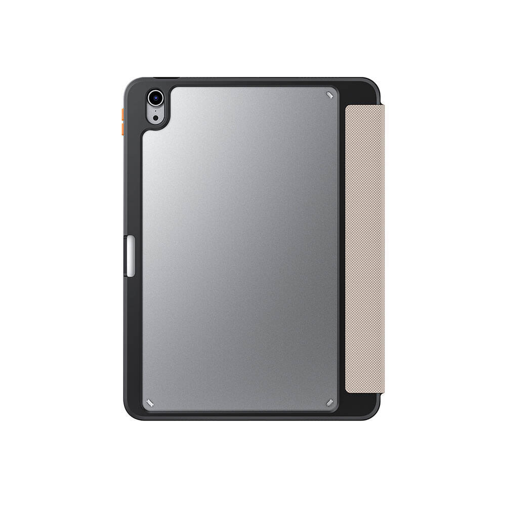 Apple iPad Air 11 2025 M3 Kılıf SkinArma Kabartma Baskı Tasarımlı 360 Tam Koruma Arkası Şeffaf Standlı Gamma Kılıf - 5
