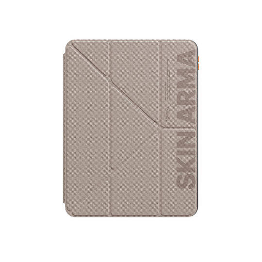 Apple iPad Air 11 2025 M3 Kılıf SkinArma Kabartma Baskı Tasarımlı 360 Tam Koruma Arkası Şeffaf Standlı Gamma Kılıf - 3