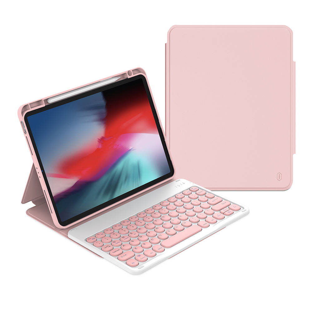 Apple iPad Air 11 2025 M3 Wiwu Protective Gizli Kalem Bölmeli Klavyeli Kılıf - 1