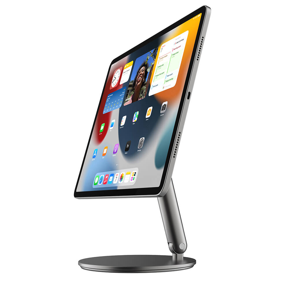 Apple iPad Air 12.9 2020 (4.Nesil) Wiwu ZM-310 360 Derece Dönebilen Magnetik Başlıklı Tablet Standı - 4
