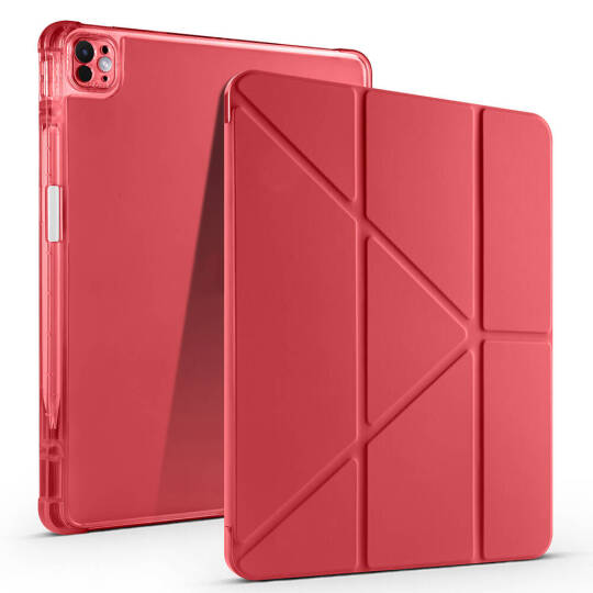 Apple iPad Air 13 2025 M3 Kılıf Zore Tri Folding Kalem Bölmeli Standlı Kılıf - 12