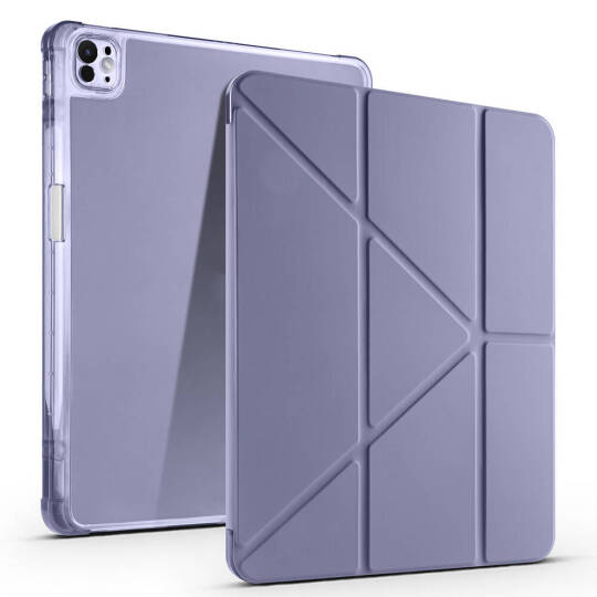 Apple iPad Air 13 2025 M3 Kılıf Zore Tri Folding Kalem Bölmeli Standlı Kılıf - 7