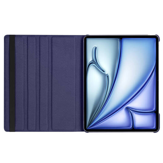 Apple iPad Air 13 2025 M3 Zore Dönebilen Standlı Kılıf - 8