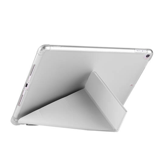 Apple iPad Pro 10.5 (7.Nesil) Kılıf Zore Tri Folding Kalem Bölmeli Standlı Kılıf - 12