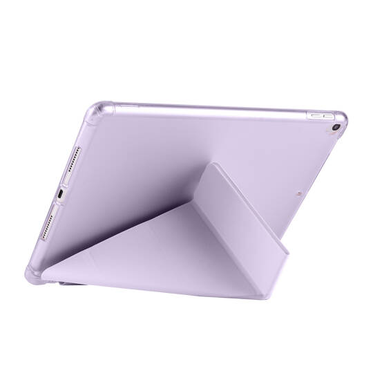 Apple iPad Pro 10.5 (7.Nesil) Kılıf Zore Tri Folding Kalem Bölmeli Standlı Kılıf - 13