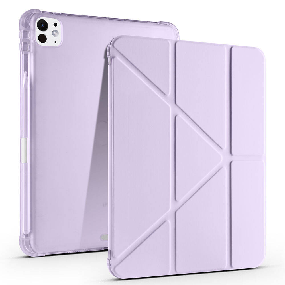 Apple iPad Pro 11 2025 M5 Kılıf Zore Tri Folding Kalem Bölmeli Standlı Kılıf - 10