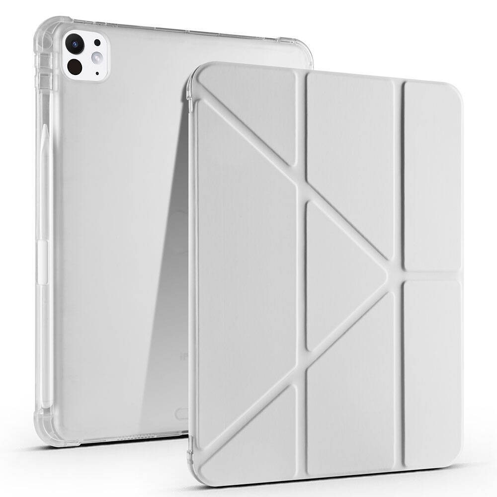 Apple iPad Pro 11 2025 M5 Kılıf Zore Tri Folding Kalem Bölmeli Standlı Kılıf - 9