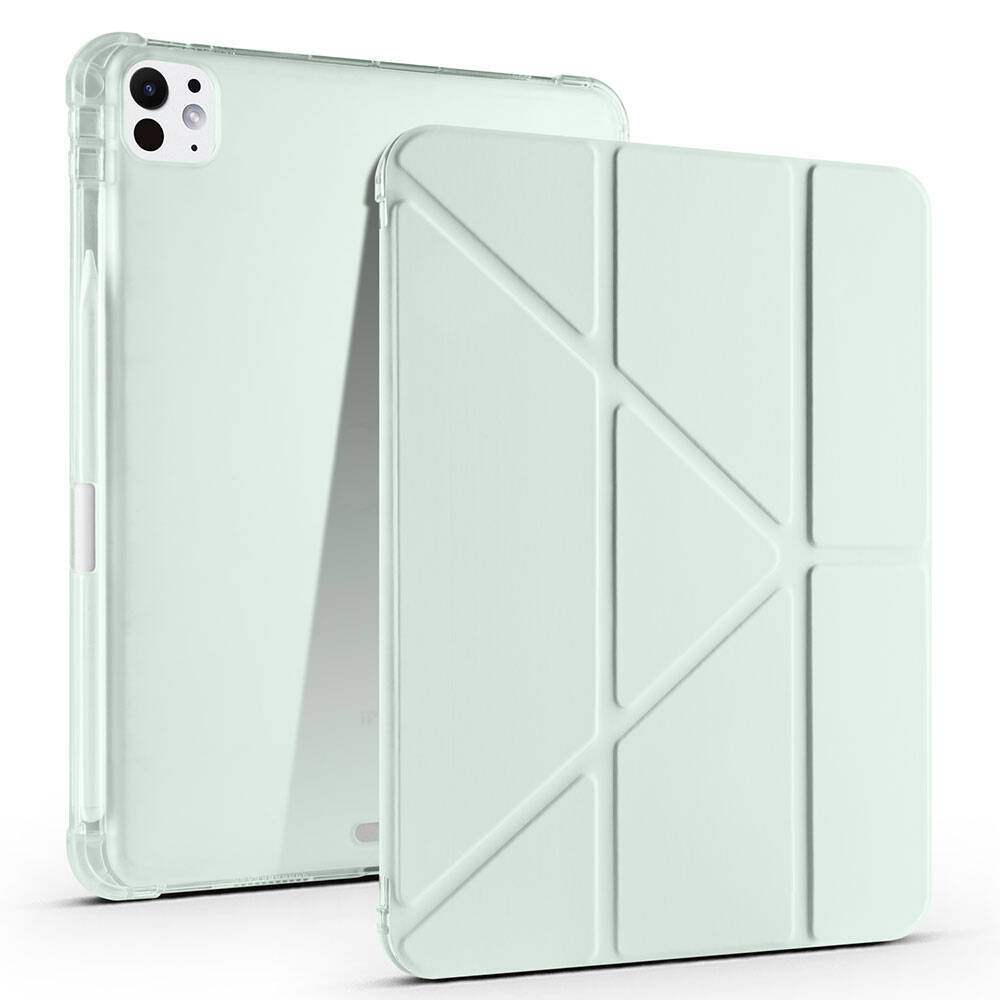 Apple iPad Pro 11 2025 M5 Kılıf Zore Tri Folding Kalem Bölmeli Standlı Kılıf - 7