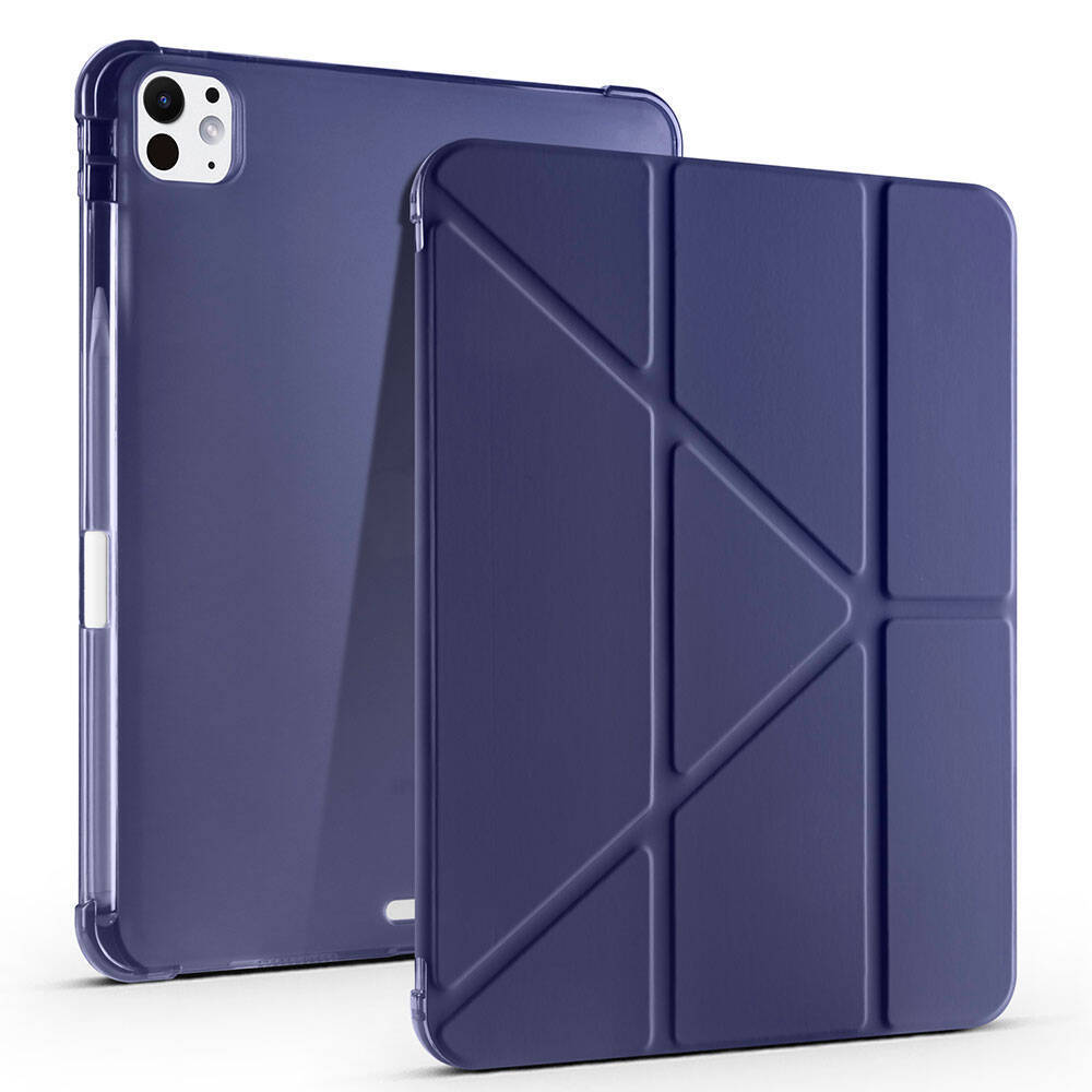 Apple iPad Pro 11 2025 M5 Kılıf Zore Tri Folding Kalem Bölmeli Standlı Kılıf - 5