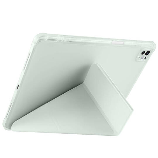 Apple iPad Pro 13 2024 Kılıf Zore Tri Folding Kalem Bölmeli Standlı Kılıf - 18