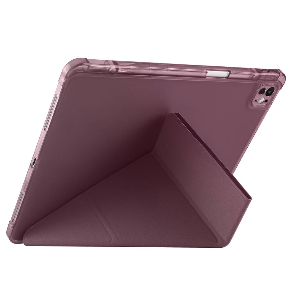 Apple iPad Pro 13 2024 Kılıf Zore Tri Folding Kalem Bölmeli Standlı Kılıf - 20