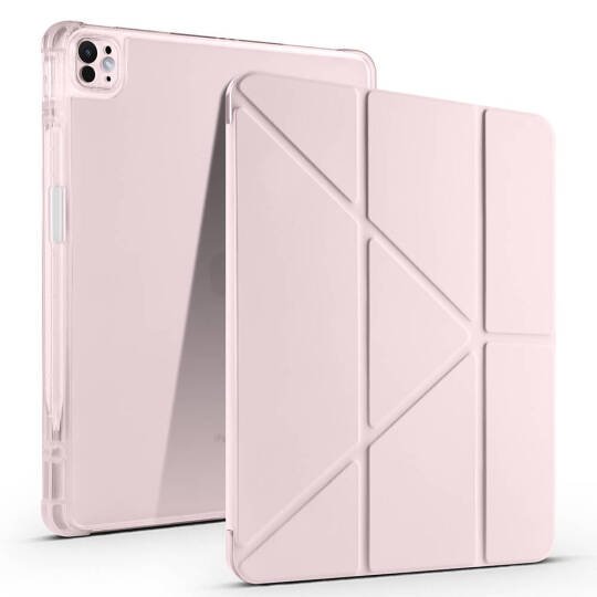 Apple iPad Pro 13 2025 M5 Kılıf Zore Tri Folding Kalem Bölmeli Standlı Kılıf - 9