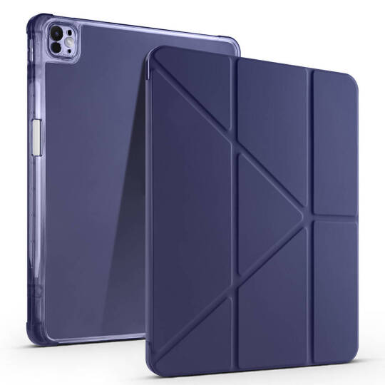 Apple iPad Pro 13 2025 M5 Kılıf Zore Tri Folding Kalem Bölmeli Standlı Kılıf - 8