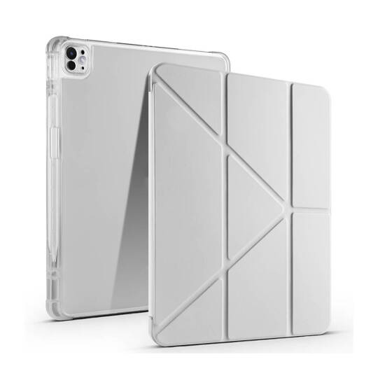 Apple iPad Pro 13 2025 M5 Kılıf Zore Tri Folding Kalem Bölmeli Standlı Kılıf - 3