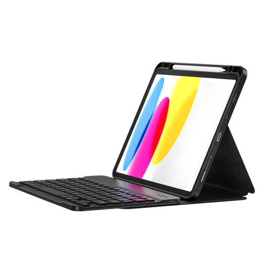 Apple iPad Pro 13 2025 M5 Wiwu Protective Gizli Kalem Bölmeli Klavyeli Kılıf - 3