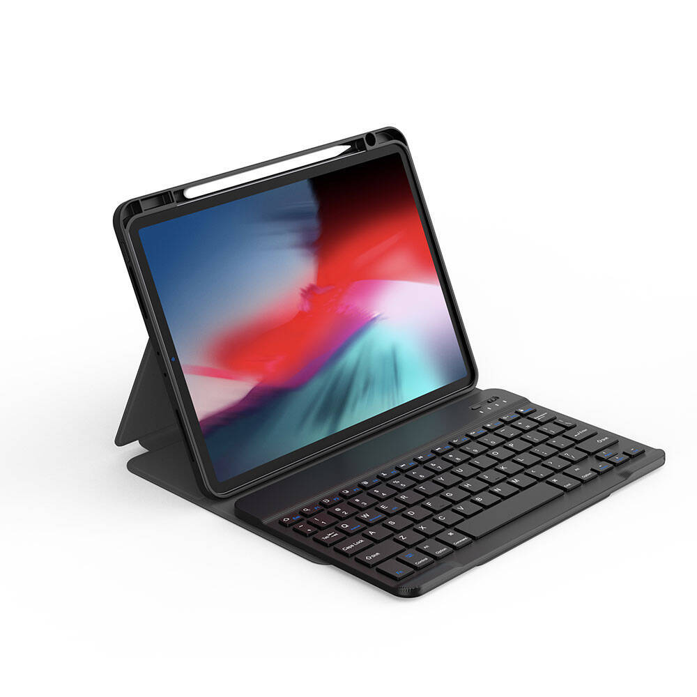 Apple iPad Pro 13 2025 M5 Wiwu Protective Gizli Kalem Bölmeli Klavyeli Kılıf - 7