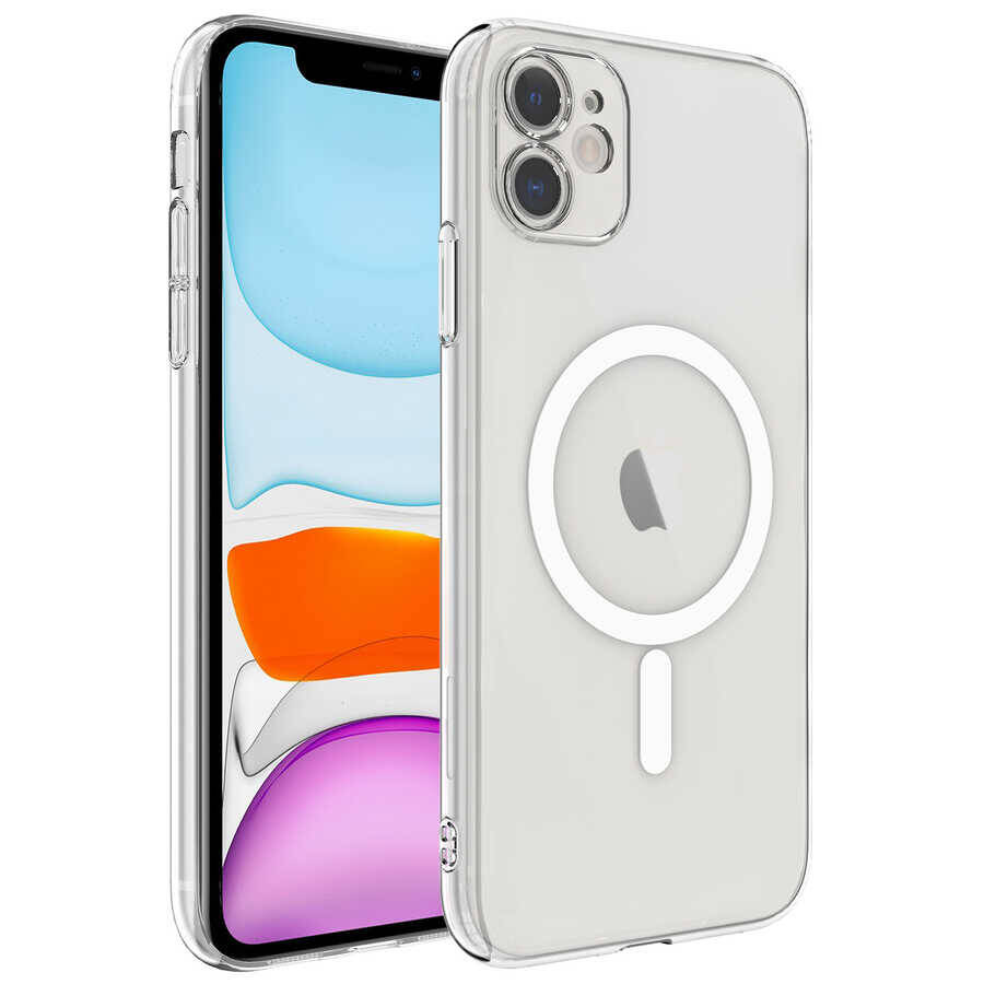 Apple iPhone 11 Kılıf Kamera Korumalı M-safe Sert PC Zore Porto Kapak - 2