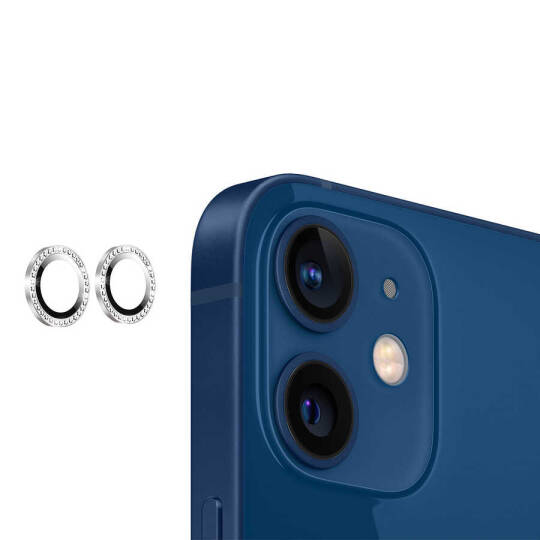 Apple iPhone 12 Mini Zore CL-06 Kamera Lens Koruyucu - 11