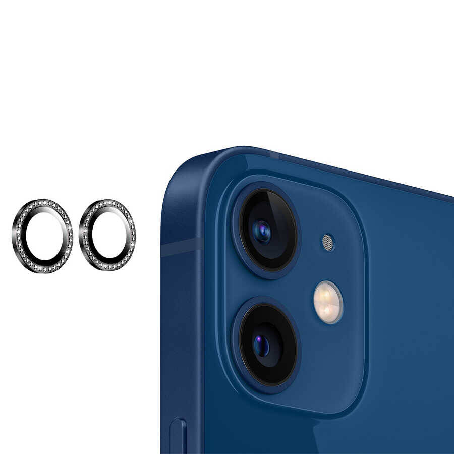 Apple iPhone 12 Mini Zore CL-06 Kamera Lens Koruyucu - 4