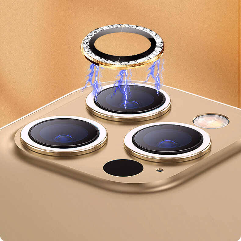 Apple iPhone 12 Pro Max Zore CL-06 Kamera Lens Koruyucu - 9