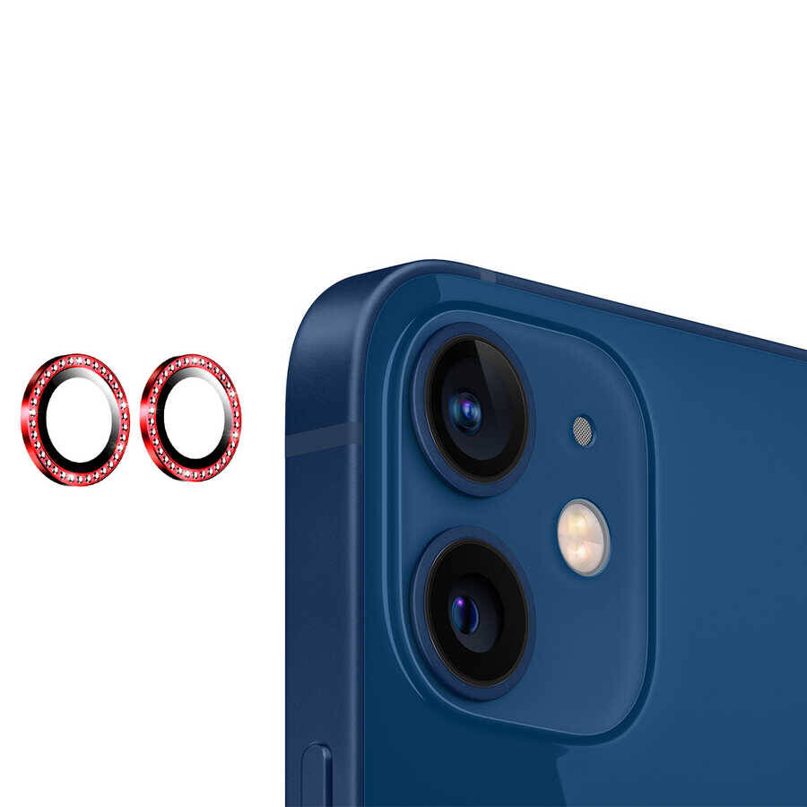 Apple iPhone 12 Zore CL-06 Kamera Lens Koruyucu - 3