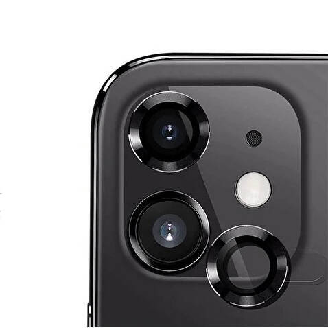 Apple iPhone 12 Zore CL-12 Premium Safir Parmak İzi Bırakmayan Anti-Reflective Kamera Lens Koruyucu - 3
