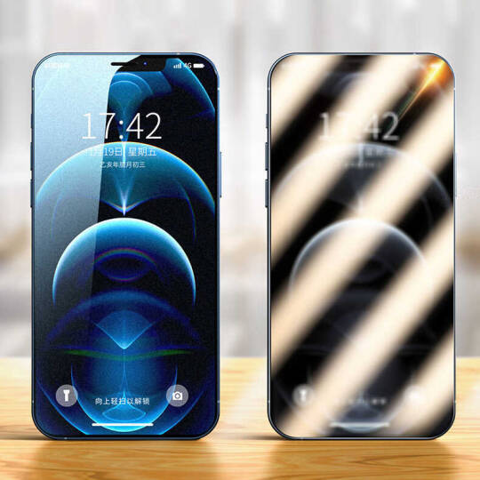 Apple iPhone 13 Pro Max Zore Rika Premium Privacy Temperli Cam Ekran Koruyucu - 11