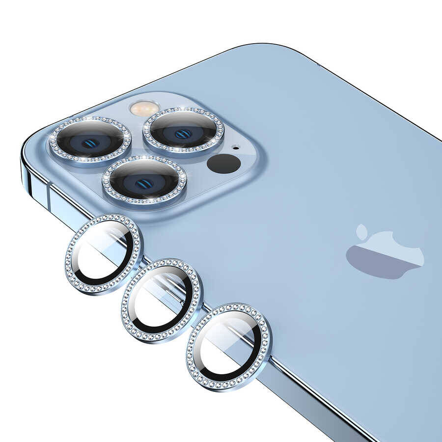 Apple iPhone 13 Pro Zore CL-06 Kamera Lens Koruyucu - 9