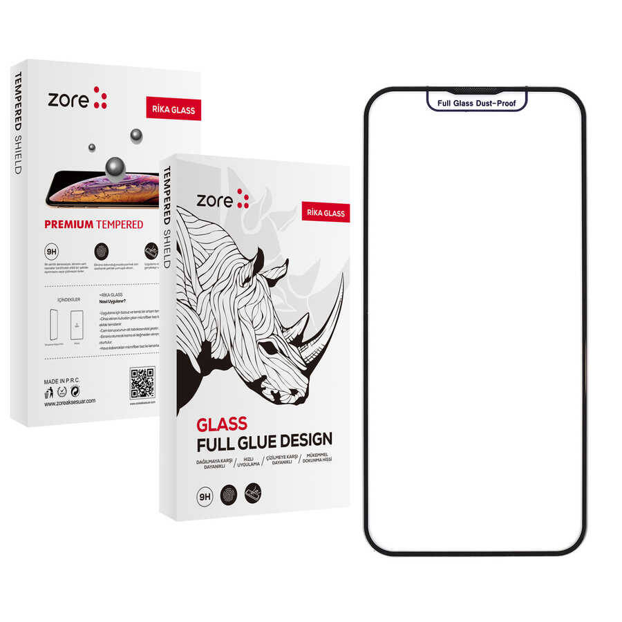 Apple iPhone 13 Pro Zore Rika Premium Temperli Cam Ekran Koruyucu - 1