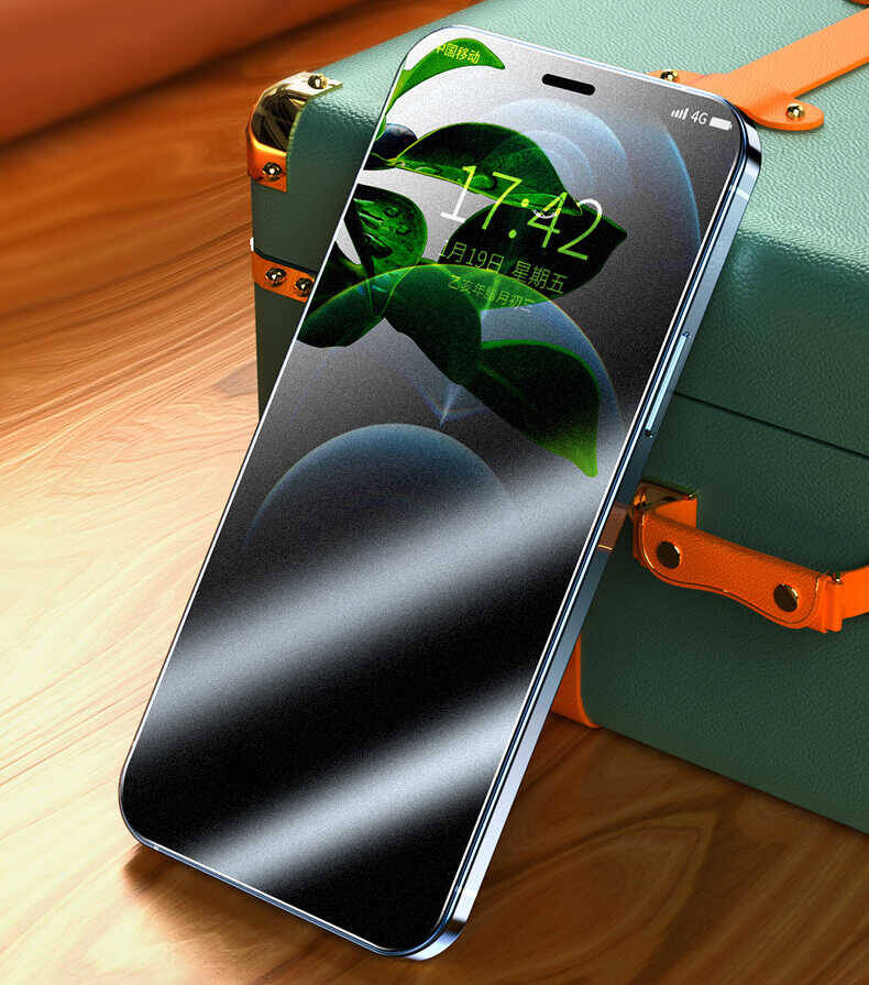 Apple iPhone 13 Zore Rika Premium Privacy Temperli Cam Ekran Koruyucu - 9