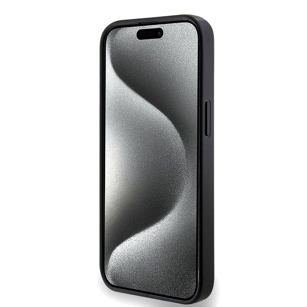 Apple iPhone 14 Kılıf Guess Orjinal Lisanslı M-safe Şarj Özellikli PU Halkalı 4G Desenli Yazı Logolu Kapak - 6