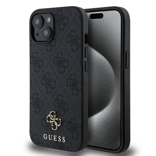 Apple iPhone 14 Kılıf Guess Orjinal Lisanslı M-safe Şarj Özellikli Small 4G Classic Kapak - 23
