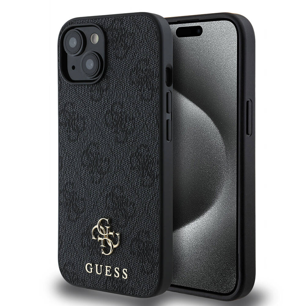 Apple iPhone 14 Kılıf Guess Orjinal Lisanslı M-safe Şarj Özellikli Small 4G Classic Kapak - 23