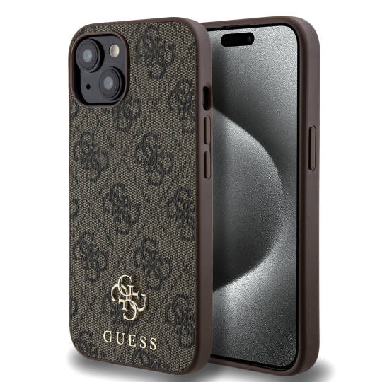 Apple iPhone 14 Kılıf Guess Orjinal Lisanslı M-safe Şarj Özellikli Small 4G Classic Kapak - 22