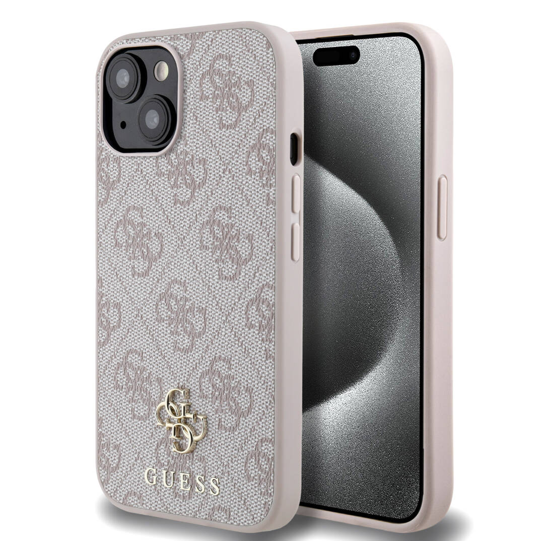Apple iPhone 14 Kılıf Guess Orjinal Lisanslı M-safe Şarj Özellikli Small 4G Classic Kapak - 21
