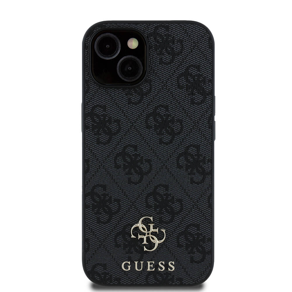 Apple iPhone 14 Kılıf Guess Orjinal Lisanslı M-safe Şarj Özellikli Small 4G Classic Kapak - 3
